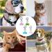 KALIONE 4 Packs Bells for Dog Cat Collars Stainless Steel Bell Training Charm Pendants Small Pet Bells Pendant Accessories with Snap Clips for Dog Cat Pets Necklace Collar DIY Keychains Crafts Making - Buy Online on GoSupps.com