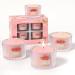 TRINIDa Rose Garden Collection Scented Candles Gift Set for Emotional Relaxation - 4 Pink Votive Candles - Buy Online on GoSupps.com