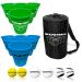 BucketBall | Team Color Edition | 12 Color Options | The Original Giant Pong Game | Great for Camping Beach Yard Lawn Outdoor Family Adult Tailgate Events and More Combo Pack Green/Light Blue - Combo Pack