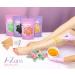 AZAM Hard Wax Beads Hot Wax Beads Hair Removal for Full Body4X100G Painless Hard Wax Beans with 10 large applicators 10 smaller ones 10 nose sticks Professional Wax Beads for Eyebrow Bikini - Buy Online on GoSupps.com
