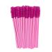 Profico 50 pieces of eyelash brushes disposable eyelashes brush eyelash brush set mascara brush mascara application eyelash brush for eyelash extensions light pink - dark pink