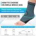 Set of 2 Cescrak Ankle Brace for Men & Women | Compression Sleeve for Swelling, Plantar Fasciitis, Sprain Recovery | Arch Support Socks | Size Medium - Buy Online on GoSupps.com