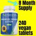 Nutreeya Lutein 50mg 240 Tablets - Vegan Non GMO UK Manufactured Supplement - Buy Online on GoSupps.com