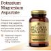 Solgar Potassium Magnesium Aspartate - 90 Veg Capsules for Heart & Muscle Health - Buy Online on GoSupps.com