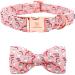 Lionheart Glory Christmas dog collar pink dog hunde collar adjustable soft fly collars for small dogs girls or young collar dog loop s (1 Pack) a: Santa Claus