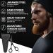 Asipro Bartschre Men s 5 Beard Care Set - Beard & Mustache Combs Stainless Steel Scissors & Case - Complete Grooming Solution - Buy Online on GoSupps.com
