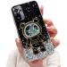 Tivenfezk nadoli for Xiaomi Redmi Note 10s Treibsand B r Astronaut Hidden Stand Shell caricature glitter astronaut stand soft silicone bling mobile phone case transparent protective cover xiaomi redmi note black black