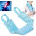 Naked Cooling Battery Necklace - Reusable Cold Compression Pack for Neck Pain Relief | Plush Back Sky Blue - Buy Online on GoSupps.com