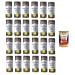 Italian Gourmet E.R. San Pellegrino Chinotto Zero Sugar Free Canisters 33 cl Orange Lemonade with No Added Sugar + Italian Gourmet Polpa 400 g Set of 24