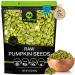 Raw Pumpkin Seeds Pepitas Unsalted Shelled Superior to Organic (32oz - 2 LB) Bulk Nuts Packed Fresh in Resealable Bag - Healthy Protein Food Snack All Natural Keto Friendly Vegan Kosher Pumpkin Seeds Raw 2 Pound (Pack of 1)