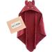 Liomio Hooded Baby Towel 100x100cm - Bordeaux - 100% Cotton Soft & Cozy | Oeko-Tex Certified | Perfect Baby Shower Gift | Made in EU - Buy Online on GoSupps.com