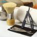 Cut Throat Razor Kit by GTEX - 2 Straight Razor with Leather Pouch - Matte Black and Silver Cutthroat Razors Men - Professional Barber Razor - Shaving Razor Beard Razors Silver and Black - Buy Online on GoSupps.com