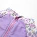 Bonverano Baby Girls UPF 50+ UV Protection One Piece Sunsuit with Sun Cap - Lavender 9-12 Months - Buy Online on GoSupps.com