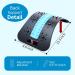 Adjustable Back Stretcher with Magnetic Acupressure Points for Back Pain Relief - Lower Back Pain, Sciatica, Herniated Disc, Scoliosis - Black - Buy Online on GoSupps.com