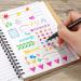 12-Piece Drawing Stencils Set for Journal, Notebook, Painting, and Scrapbooking - DIY Craft Projects (Style 1) - Buy Online on GoSupps.com