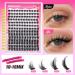 D Curl Lash Cluster Kit DIY Extension with Bond, Seal & Tweezer - 168pcs Russian Individual Eyelash Extension Set for Beginners - B-Cluster Lashes 10-16MM - Buy Online on GoSupps.com