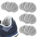 Sibba heel cushion inserts handle 4 pair shoes high heels pillow too big shoe protectors sticker filler pads foot pad foot cushion support insole comfort foot protection women gray 4 couple gray heel cushions
