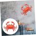 Cabilock 1pc Wall Decoration Pendant Outdoor Wall Art Wall Sticker Decor Decoration for Home Red Wrought Iron - Buy Online on GoSupps.com