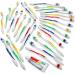 Variety Savings 200 Toothbrushes Bulk Wholesale Quantity Standard Size  Dental Care Toiletries  Medium Soft Bristles  Individually Wrapped  Homeless Care  Disposable Use  Hotels  Travel