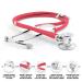 ASA Techmed Nurse Starter Kit - Stethoscope, BP Monitor, Tuning Forks & More - 18pc Set (Pink) - Buy Online on GoSupps.com