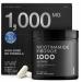 Nicotinamide Riboside 1000 mg High-Potency NR Supplement & NAD Supplement Stabilized NRHM Formula - 60 Vegan Capsules Third-Party Tested 60 Count (Pack of 1)