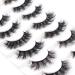 3D Faux Mink Fluffy Eyelashes - 7 Pairs Thick Wispy Long Extension 15-19mm - Reusable Serendipity Life Lashes - Buy Online on GoSupps.com
