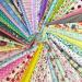 Flic-Flac 200pcs 4x4 inches Cotton Craft Fabric Bundle Squares Patchwork DIY Sewing Scrapbooking Quilting Dot Pattern - 10cmx10cm - Buy Online on GoSupps.com