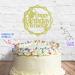 Cakeshop Cake Decoration Pack | Round Beers Happy Birthday Premium Double Sided Glitter Card Cake Topper & 25g Party Pack of Cake Sugar Sprinkles | Custom Name Cake Decorations (Champagne) Non-Prime Glitter Card: Champagne - Buy Online on GoSupps.com