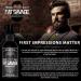Fat Savage Beard Oil & Conditioner for Men - Premium Natural Moisturizer with Argan & Jojoba - Prevents Itching & Flaking - Softens & Strengthens Beards & Mustaches - International Shipping Available - Buy Online on GoSupps.com