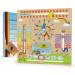Woodywood Calendar Watch for Children - Bilingual Montessori Learning Clock in Wood - 30x30 cm - Teach Time Date & More Ideal Gift for Kids - Buy Online on GoSupps.com