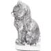 Au Paradis Des Chats Yali Cat Urn Pet Urns For Cats Ashes Pet Cremation Urn For Cat Memorial Decorative Handmade Pet Remembrance Gift Cat Memory Of His Pet Silver - Buy Online on GoSupps.com