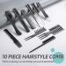 Oneleaf 10PCS Professional Styling Comb Set for All Hair Types & Styles - Black - Buy Online on GoSupps.com