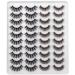 Dysilk 20 pairs eyelashes 6d fake lashes false eyelashes of course Cat eye eyelashes artificial eyelashes self -adhesive eyelash fluffy mink lashes reusement ba eyelash extensions sets |2 styles 2021