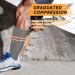 3 Pairs Plus Size Compression Socks 20-30 mmHg for Wide Calf - 2XL, 3PCS Black White Gray - Buy Online on GoSupps.com