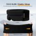 Blackout Sleep Mask for Women & Men - Adjustable Soft Eye Mask for Travel & Night Shift - Ideal for Airplane & Rest Black - Buy Online on GoSupps.com