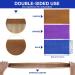 African Bath Sponge Set - 3 Pieces Exfoliating Shower Scrubber for Daily Use (Orange, Purple, Black) - Buy Online on GoSupps.com
