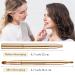Double-Ended Lip & Eyeliner Brush Set - 2-Piece Travel Makeup Brushes for Lipstick & Concealer - Buy Online on GoSupps.com
