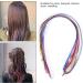 Hair Tinsel Durable Braiding Hair String Styling Braiding Hair String Beautiful hair Tinsel Kit for Party Individual Use(6mm color flat hair rope) - Buy Online on GoSupps.com