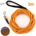 Buy Pettom Reflective Dog Leash - 5m Training Line for Small & Medium Dogs | Durable Rope with Hand Loop & 2 Carabiner Hooks - Ideal for Training & Walking - Buy Online on GoSupps.com