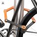 Foldylock Compact Bicycle Lock - Patented Lightweight High Security for eBike & Scooter - 85 cm Peach - Buy Online on GoSupps.com