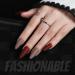 FANDAMEI Matte Acrylic Fake Nails - 12 Packs (288PCS) + 10g Nail Glue | DIY Nail Art | Medium Almond Stiletto False Nails - 12 Solid Colors - Buy Online on GoSupps.com