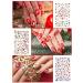 Kalolary 10 Leaves Christmas Nail Sticker Pullers - Self-Adhesive 3D Nail Art Water Transfer Decor for DIY Nail Design - Buy Online on GoSupps.com