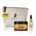 Facial Kit 24k Gold Facial kit GLass Skin Finish Facial kit for Radiant Look 24k Face Mask 24k Gold Serum 20ml Free Jute Bag