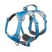 Huntboo dogs safety dishes dog harness large dogs dog harness for large dogs no pull with handle reflective waterproof adjustable vest for walks training (blue XL) extra size (pack of 1)