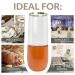 Reli 9 oz Clear Plastic Champagne Flutes with Gold Rim - 25 Pack | BPA-Free & Shatterproof Disposable Stemless Mimosa Glasses | Ideal for Cocktails, Weddings & Champagne Celebrations - Buy Online on GoSupps.com