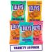 Olly's Pretzel Thins New Variety Pack 35g (Pack of 10) x2 Salted x2 Multi Seeded x2 Sour Cream x2 Sweet Chilli x2 Cheesy Low Calorie Snacks Low Fat Source of Fibre No Preservatives