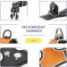Adjustable Breathable No-Pull Dog Harness for Small Dogs | Reflective Padded Handle | Heele Orange Dog Harness | Sizes 35-61cm - Buy Online on GoSupps.com