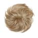 80g Large Hair Tie Extensions for Messy Bun Updos - Voluminous Real Hair Look in Ash Blonde - Buy Online on GoSupps.com