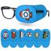 6 Piece Kids Eye Patches Reusable Eye Patch for Glasses Eyepatch for Children Treating Lazy Eye Strabismus Amblyopia Girl Boy Soft Eye Patch Blue To Cover Left Eye