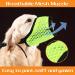 Yaodhaod Dog Muzzle - Breathable Rounded Mesh for Small Dogs | Prevents Biting Chewing & Eating (Green) - Buy Online on GoSupps.com